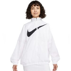 Nike Sportswear Essential Women's Woven Jacket Size M White DX5864-100